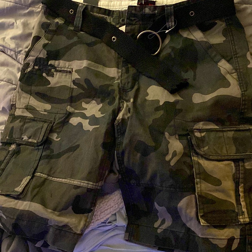 Cargo Camo Mens Shorts
